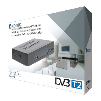 DVB-T2 FTA20 Full hd dvb-t2 ontvanger 1080p hevc h.265 free to air (fta) Verpakking foto